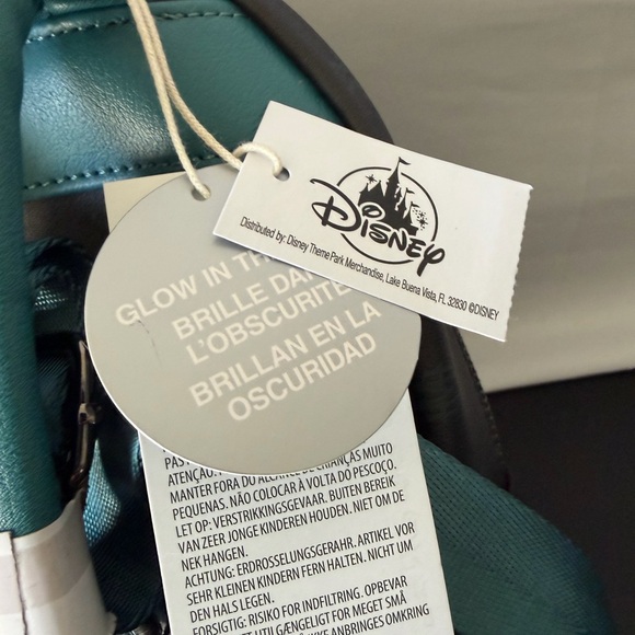 Disney Haunted Mansion Loungefly Hitchhiking Ghosts Glow in Dark Backpack NWT - Picture 9 of 11